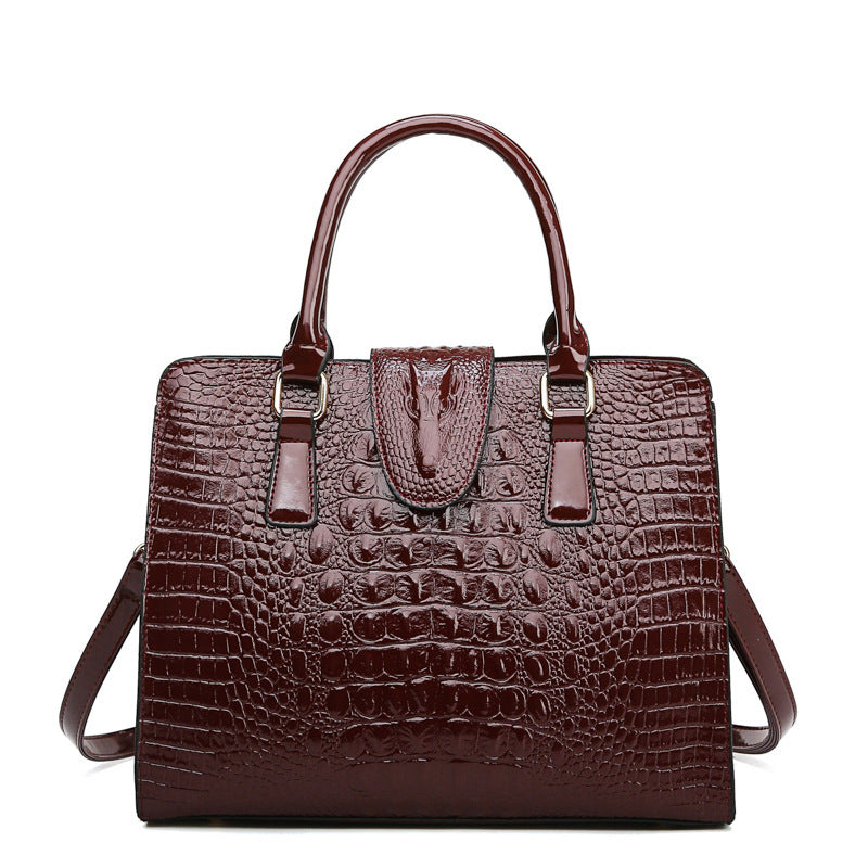 High-quality leather shoulder messenger bag