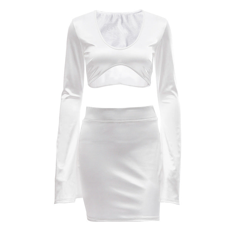 Top short skirt fashion suit