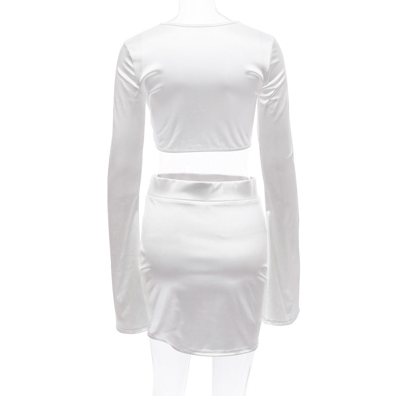 Top short skirt fashion suit