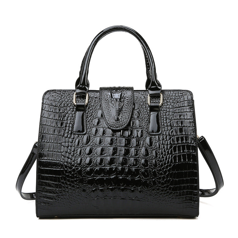 High-quality leather shoulder messenger bag