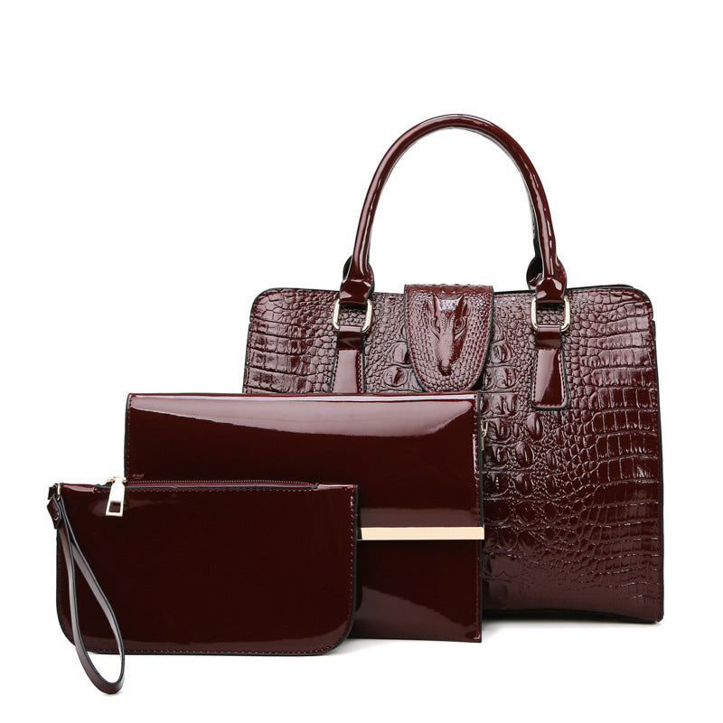 High-quality leather shoulder messenger bag