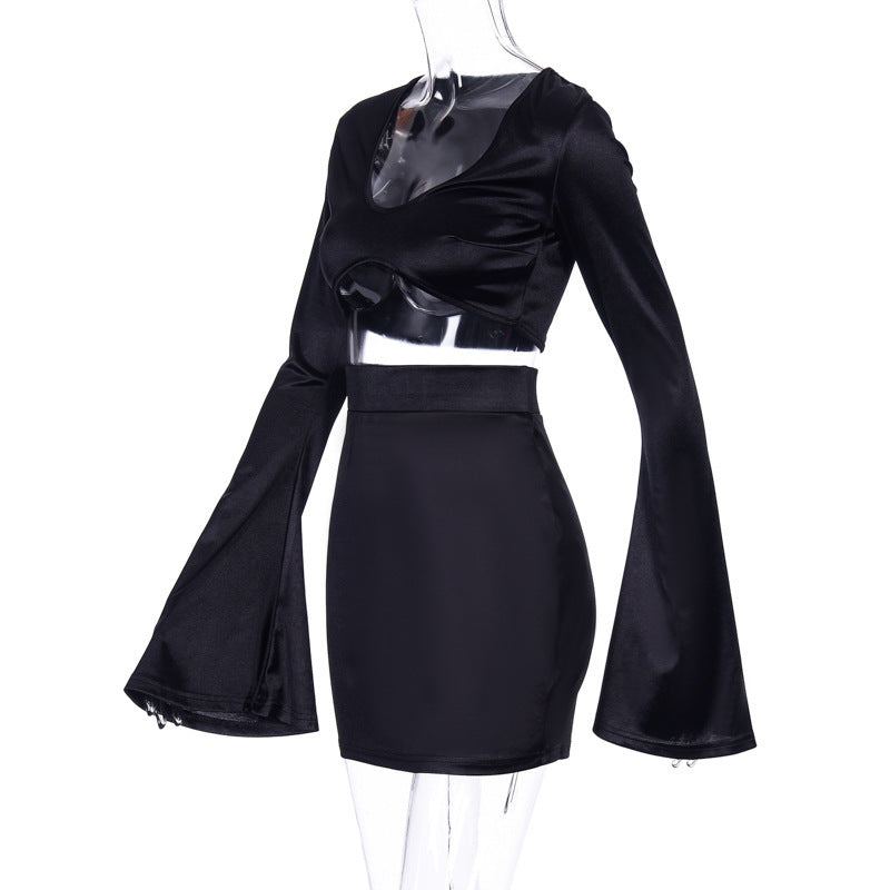Top short skirt fashion suit