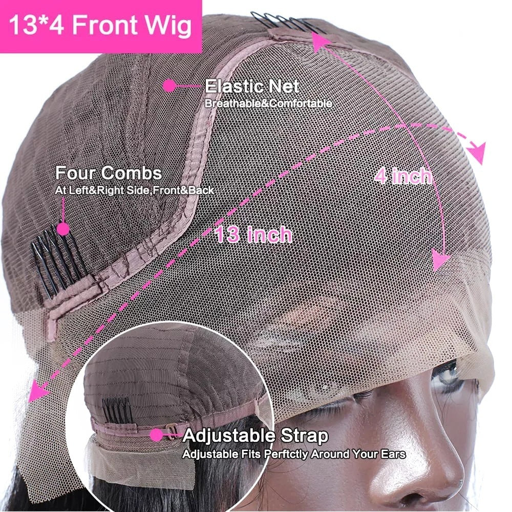 Curly Real Human Hair Wig Lace Hair Products