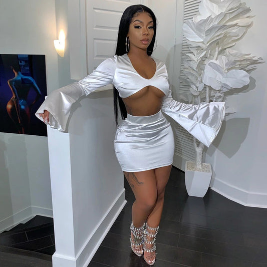Top short skirt fashion suit