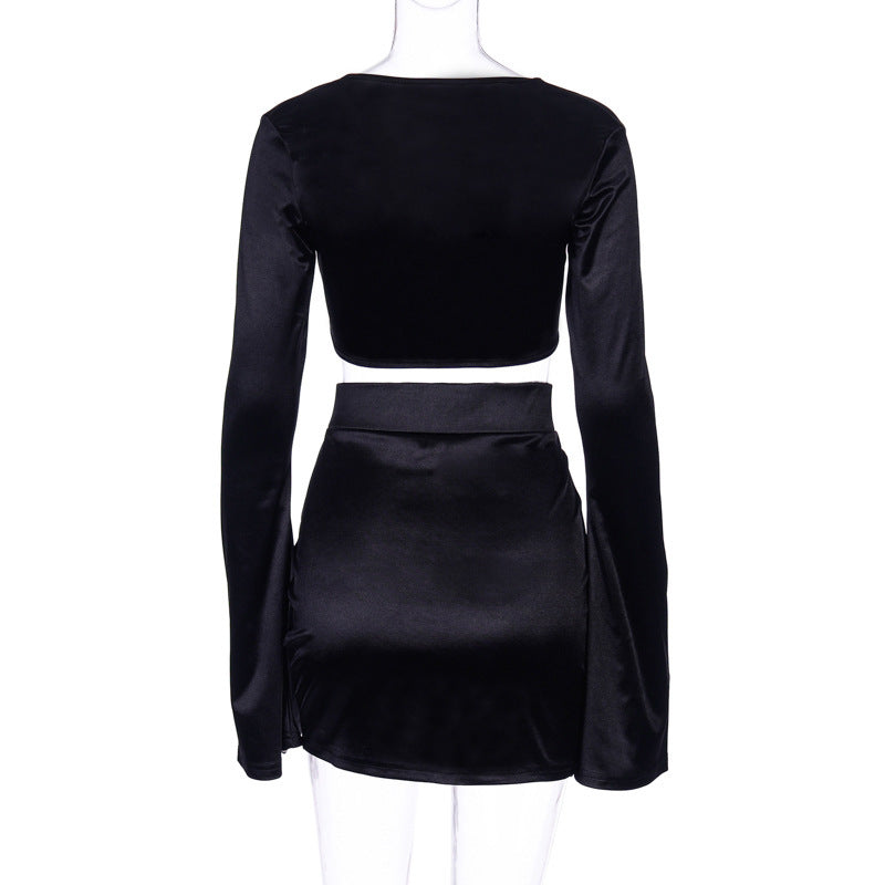 Top short skirt fashion suit