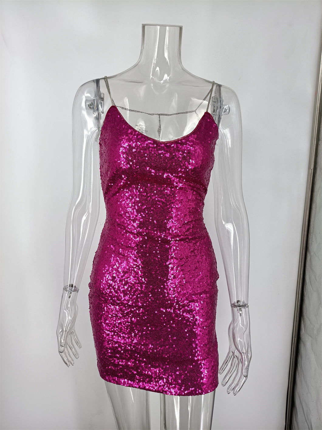 European And American Spring Sequined Hot Girl Fashion Women's Short Skirt
