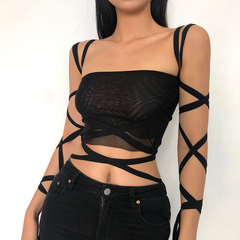 New Women's Fashion Strapless Vest With Straps