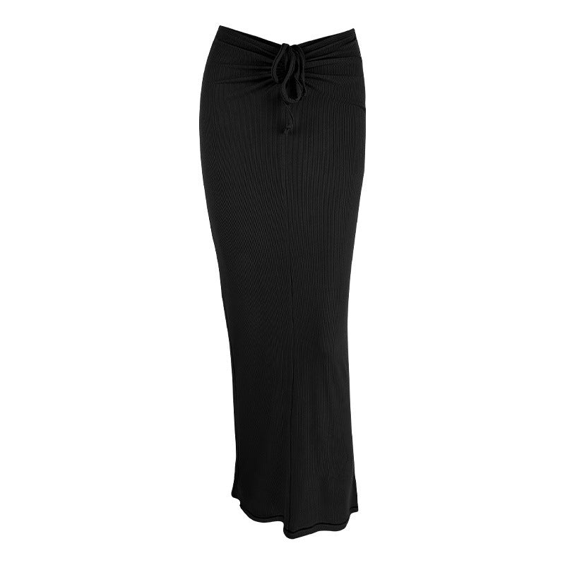 Female Modal Sports Fishtail Line High Elastic Breathability Yoga Skirt